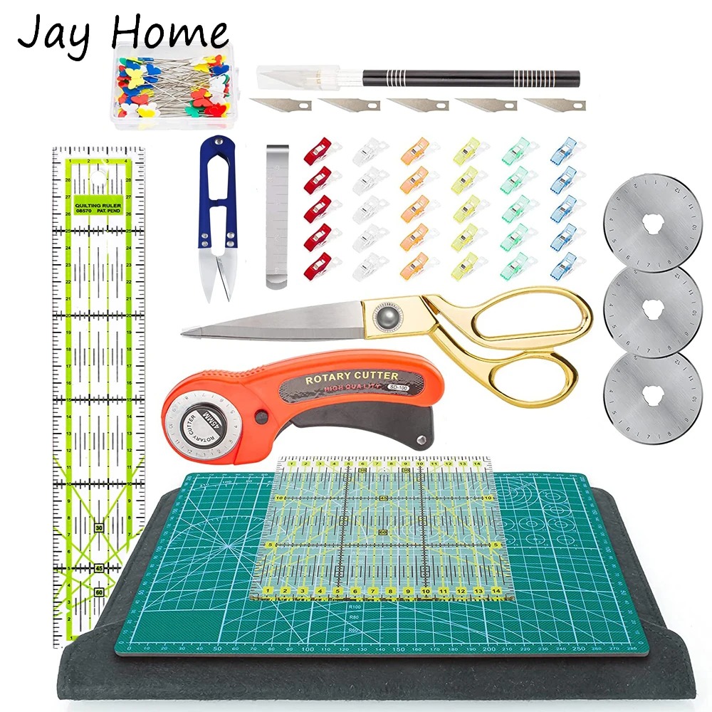 Rotary Cutter Fabric - 42PCS Rotary Cutter Set 45mm Fabric