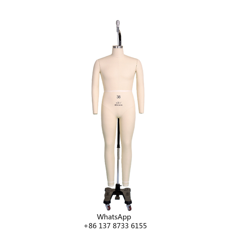 Dress Form Mannequin - Male Fiberglass Adjustable Full-Body Dress Form