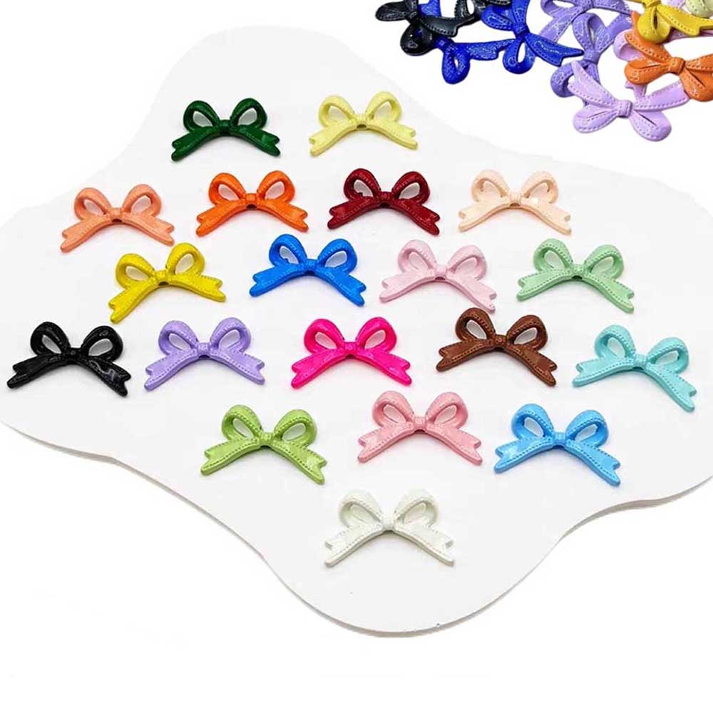 Sewing Art - 10pcs Zinc Alloy Bows Pendants Ribbon