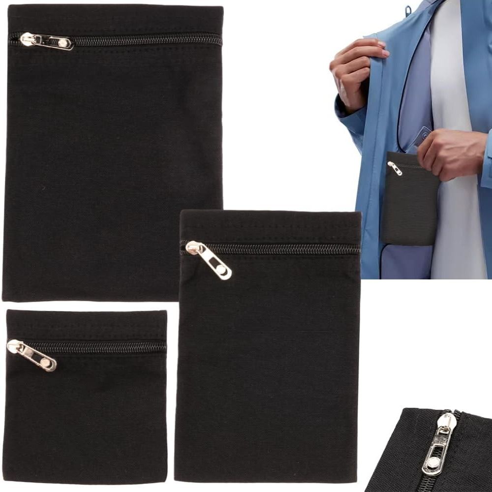 Sewing Zipper - Travel Wallet Pouch Sew-in Side Hidden