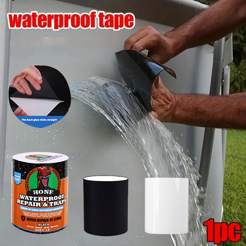 Sewing Repair - Black / Transparent Strong Waterproof Tape,