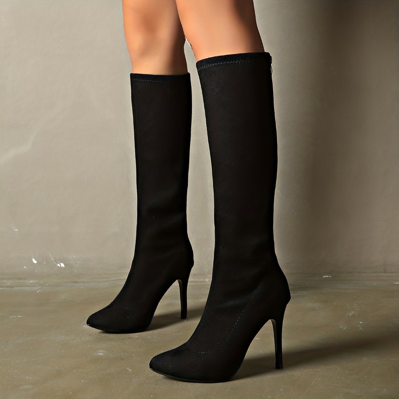 Women's Fashion Boots	Pointed  - огляд і ціна Sewing Zipper
