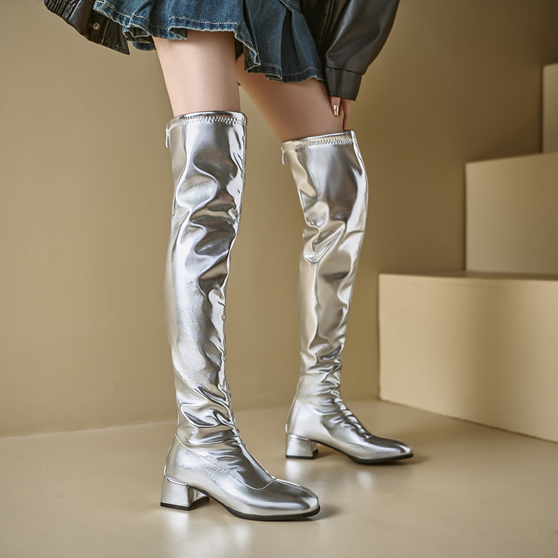 Plus Size Women Metallic Thigh - огляд і ціна Sewing Zipper