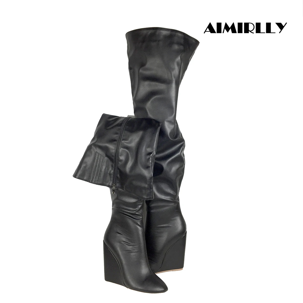 Women’s Black Over-the-Knee Bo - огляд і ціна Sewing Zipper