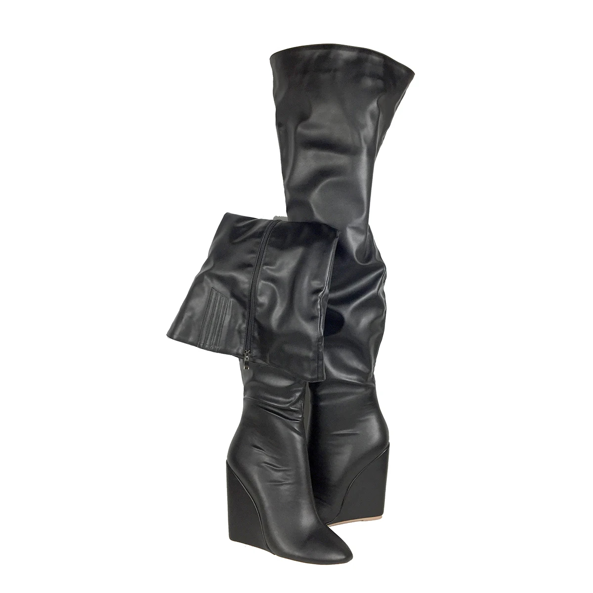 Women’s Black Over-the-Knee Bo - огляд і ціна Sewing Zipper