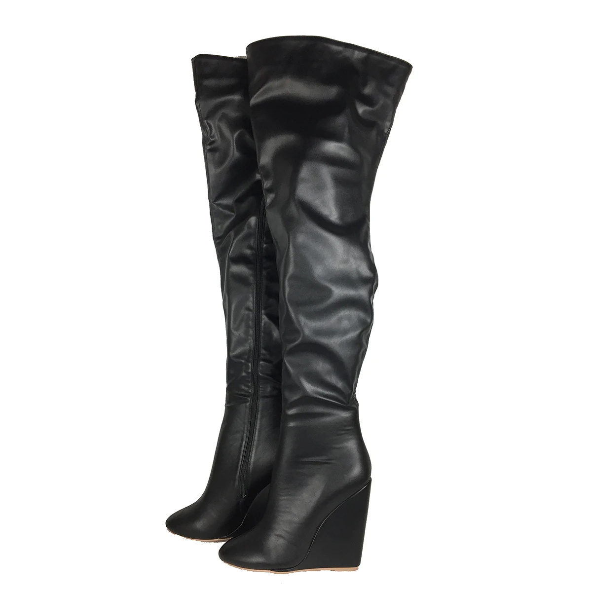 Women’s Black Over-the-Knee Bo - огляд і ціна Sewing Zipper