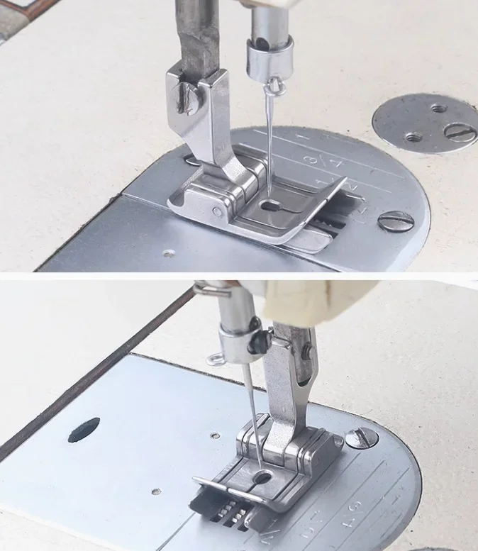 Double Stop Center Seam Presse - огляд і ціна Rolled Hem Foot