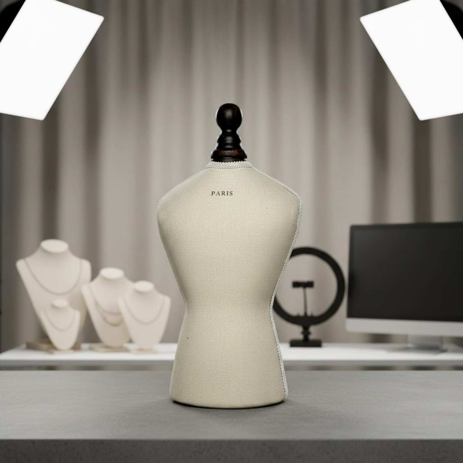 Necklace Bust Stand Tabletop B - огляд і ціна Dress Form Mannequin