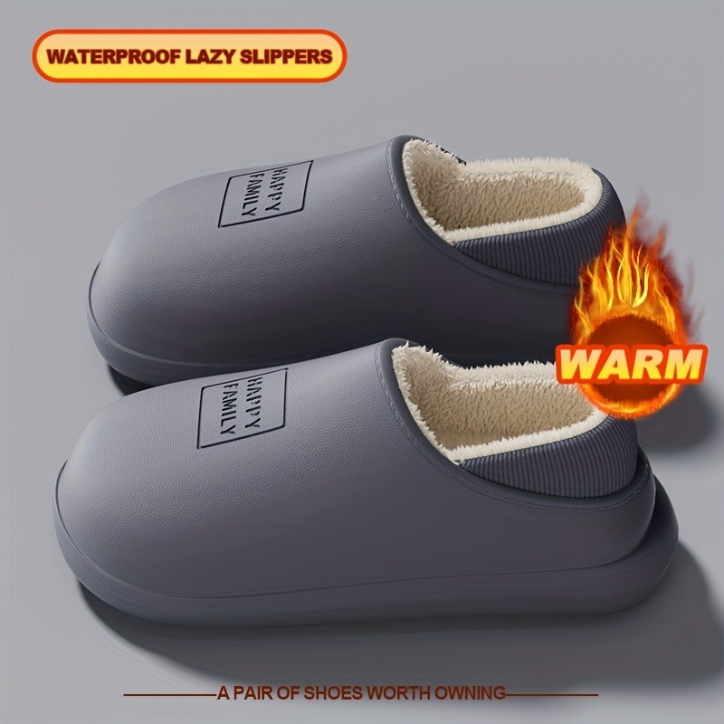 Winter EVA Warm Slippers Men W - огляд і ціна Sewing Fleece