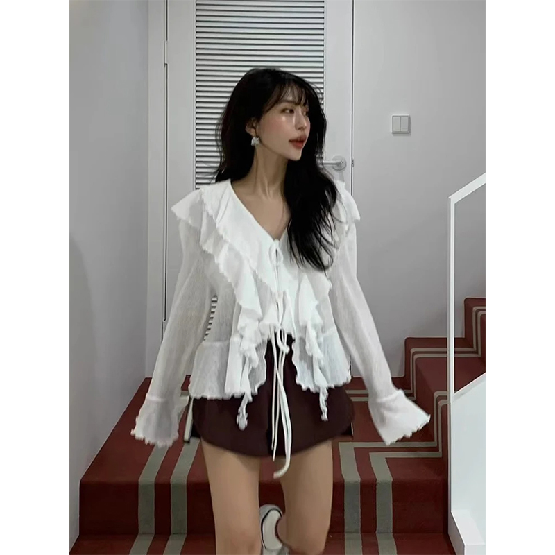 MEXZT Cropped White Shirts Wom - огляд і ціна Sewing V