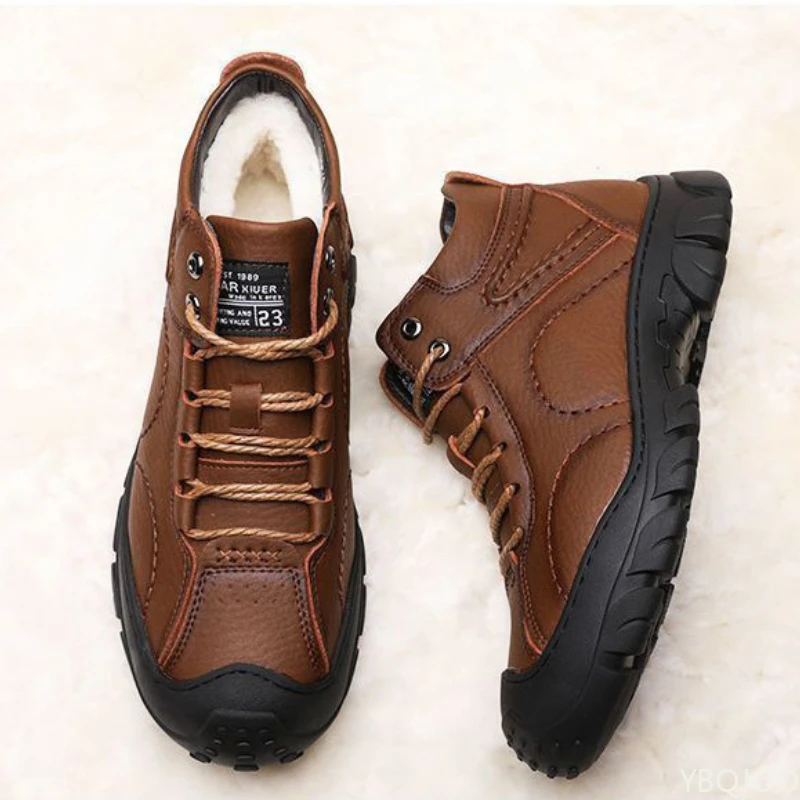 Men's Winter Velvet Thick Boot - огляд і ціна Sewing Fleece