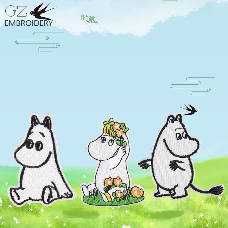 Moomin Cute Cartoon Embroidere - огляд і ціна Sewing Repair