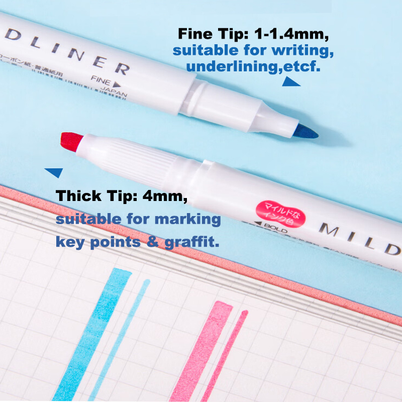 Zebra 25/35 Colors Mildliner H - огляд і ціна Zebra Pen Mildliner