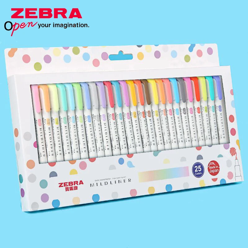 ZEBRA Mildliner Highlighter WK - огляд і ціна Zebra Pen Mildliner
