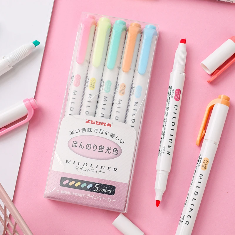 ZEBRA Mildliner Highlighter WK - огляд і ціна Zebra Pen Mildliner