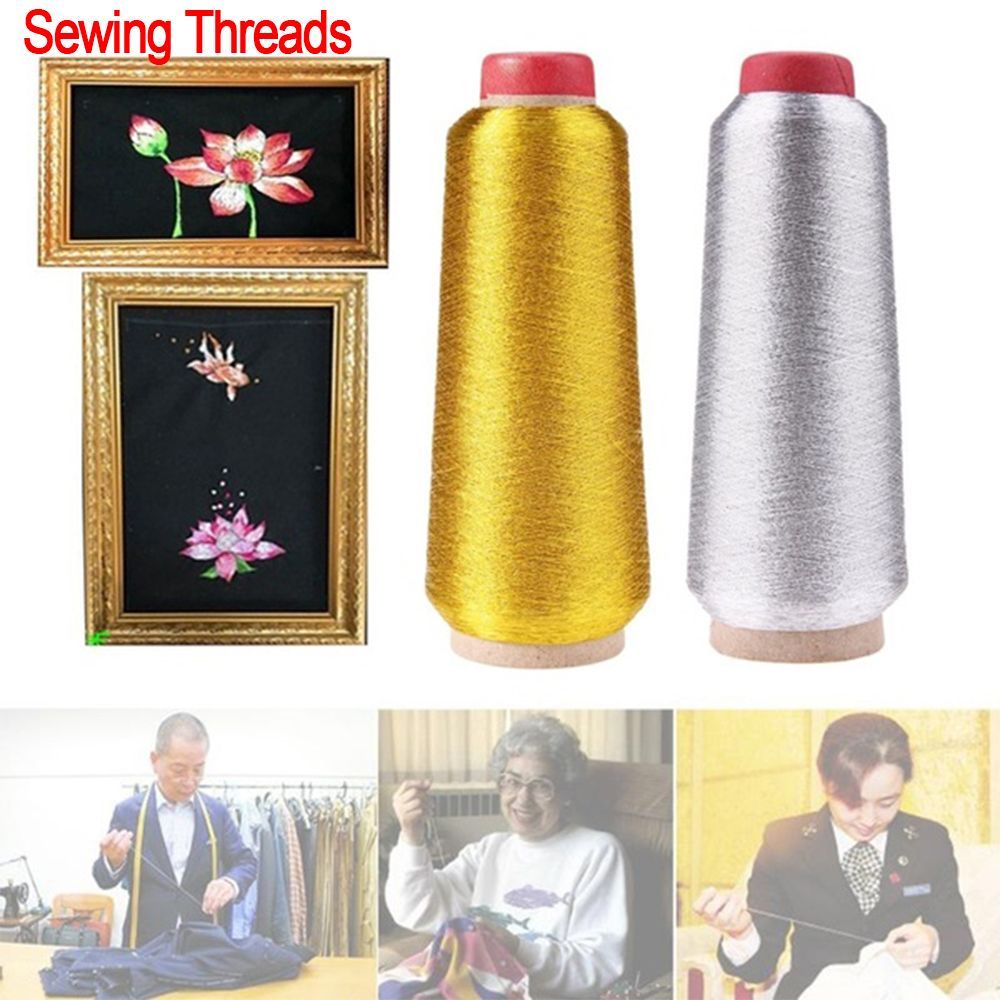 Gold/Silver Embroidery Threads - огляд і ціна Sewing Thread In Textile