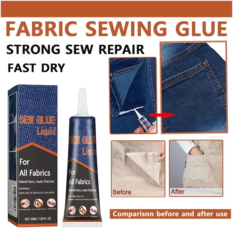 50ml Fabric Sewing Glue Fast D - огляд і ціна Sewing Repair