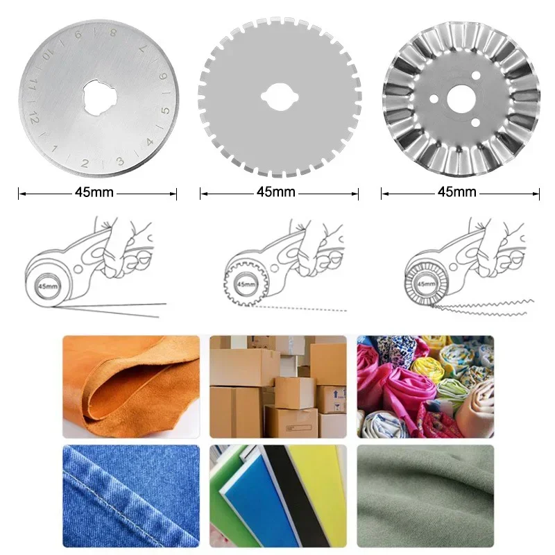 45MM Roller Wheel Knife Cloth  - огляд і ціна Rotary Cutter Fabric