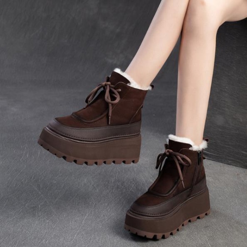 Women's Retro Winter Snow Boot - огляд і ціна Sewing Fleece