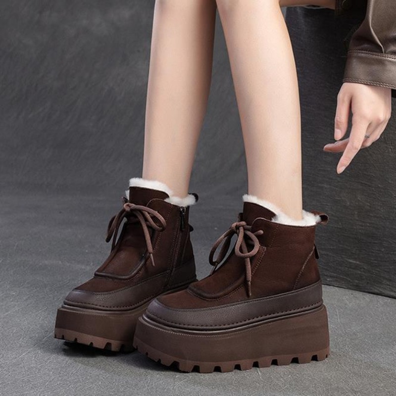 Women's Retro Winter Snow Boot - огляд і ціна Sewing Fleece