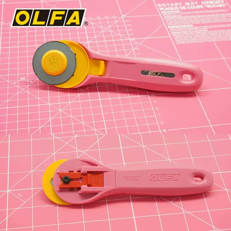 Olfa RTY-2/C 45mm Rotary Pinkl - огляд і ціна Rotary Cutter Fabric