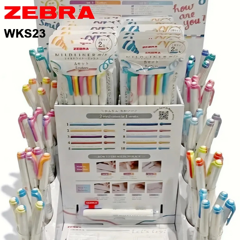 Zebra Twin Colored Highlighter - огляд і ціна Zebra Pen Mildliner