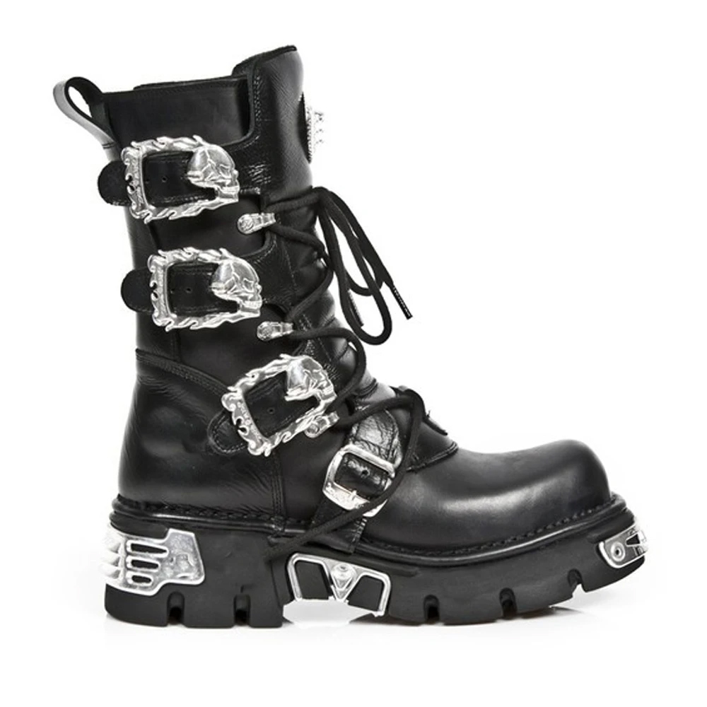 New Men's Punk Motorcycle Boot - огляд і ціна Sewing Zipper