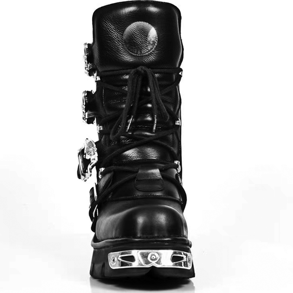 New Men's Punk Motorcycle Boot - огляд і ціна Sewing Zipper
