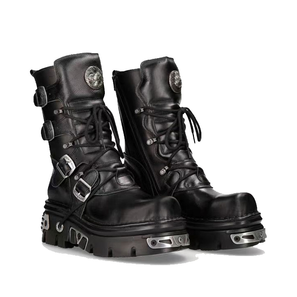 New Men's Punk Motorcycle Boot - огляд і ціна Sewing Zipper