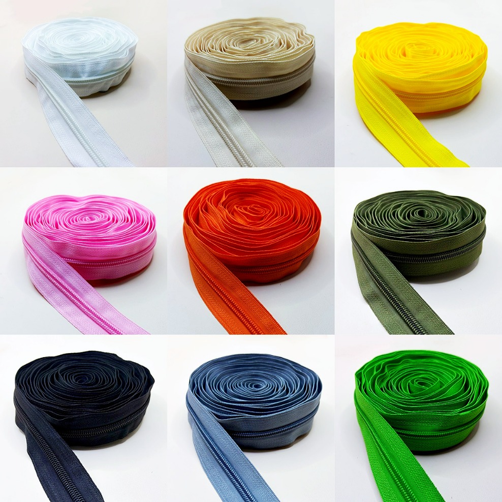 5/10/50M 5# Nylon Zipper Tape  - огляд і ціна Textile Sewing Factory