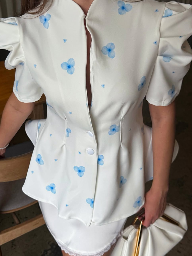 Elegant Satin Floral Print Wom - огляд і ціна Sewing V