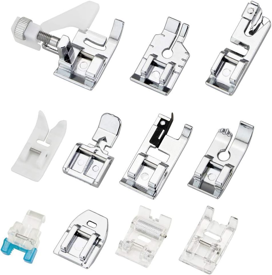 11Pcs Presser Feet Set - Walki - огляд і ціна Rolled Hem Foot