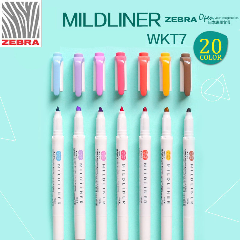 Japan ZEBRA WKT7 New Mildliner - огляд і ціна Zebra Pen Mildliner