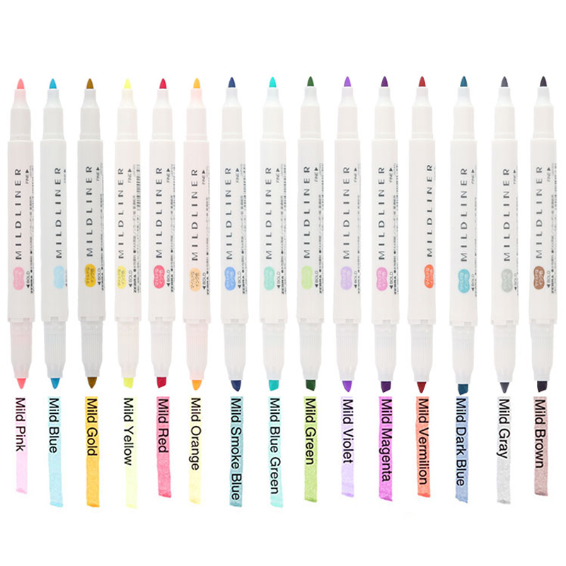 Japan ZEBRA WKT7 New Mildliner - огляд і ціна Zebra Pen Mildliner