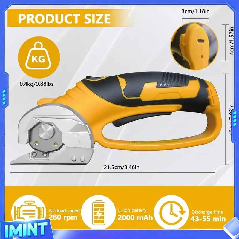 2000mAh Cordless Electric Scis - огляд і ціна Rotary Cutter Fabric
