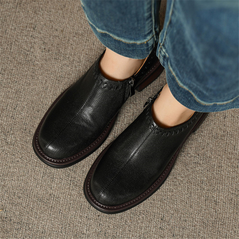 New Spring Autumn Genuine Leat - огляд і ціна Sewing Zipper