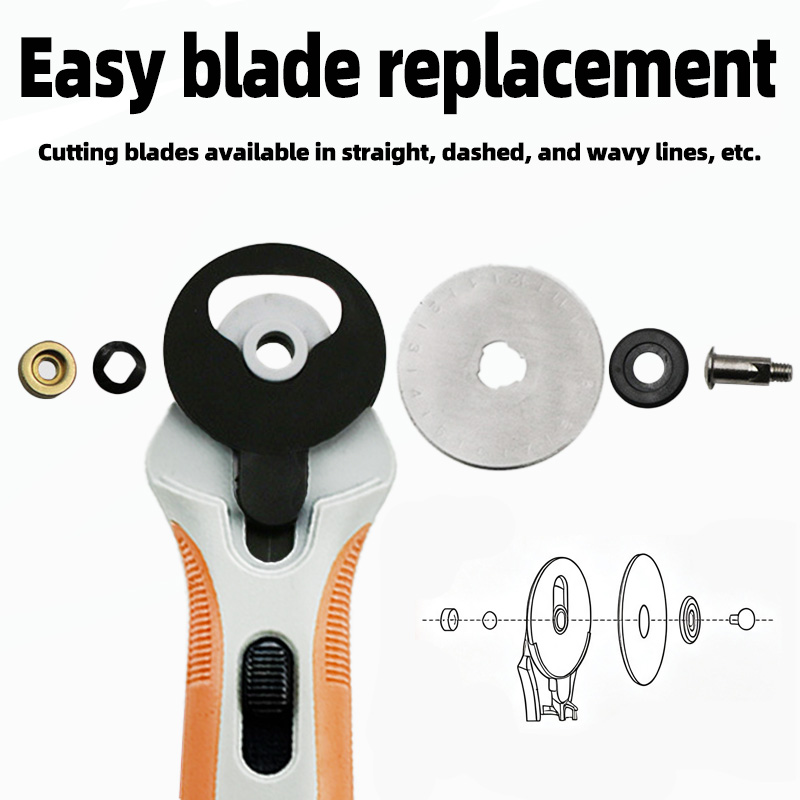 45mm Rotary Cutter, Fabric Cut - огляд і ціна Rotary Cutter Fabric
