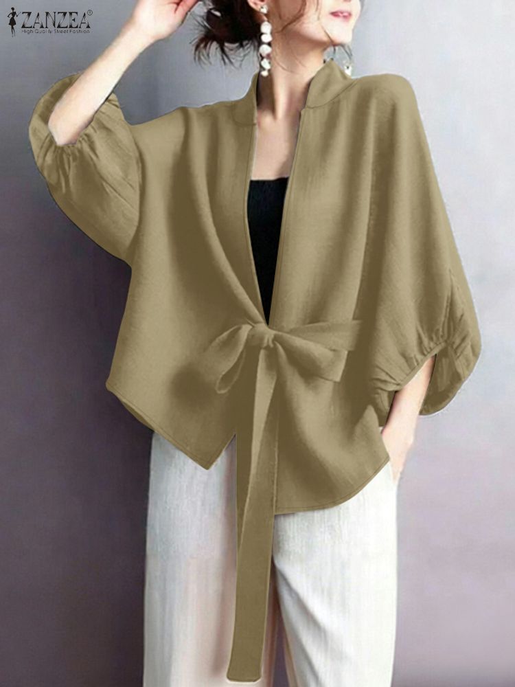 2025 ZANZEA Elegant V Neck Lan - огляд і ціна Sewing V