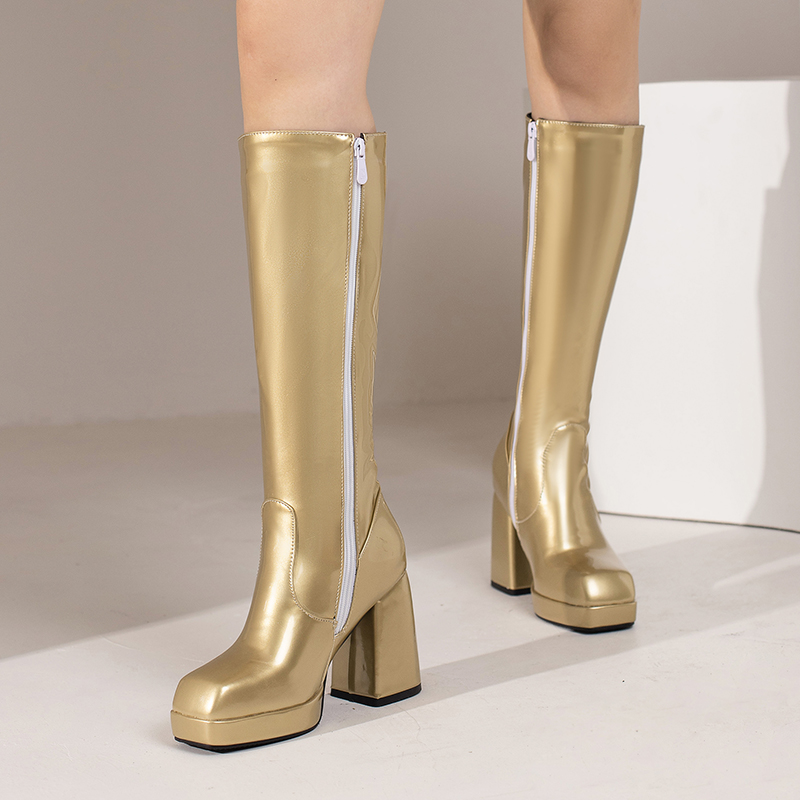 Green Winter Women Platform Kn - огляд і ціна Sewing Zipper