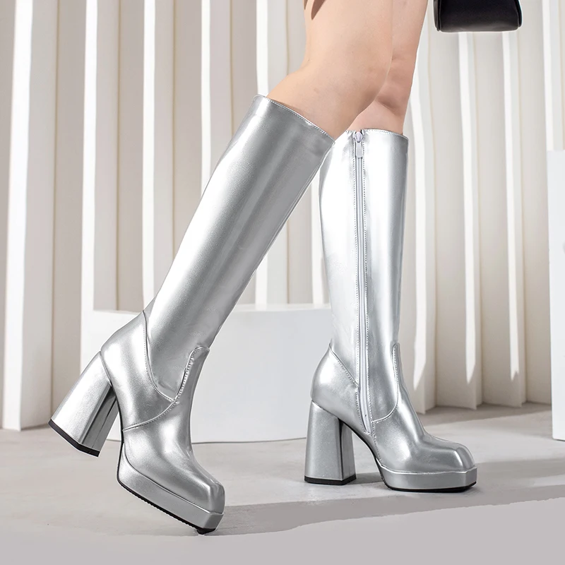 Green Winter Women Platform Kn - огляд і ціна Sewing Zipper