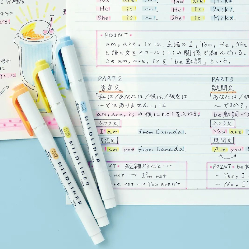 Japan ZEBRA Mildliner Highligh - огляд і ціна Zebra Pen Mildliner