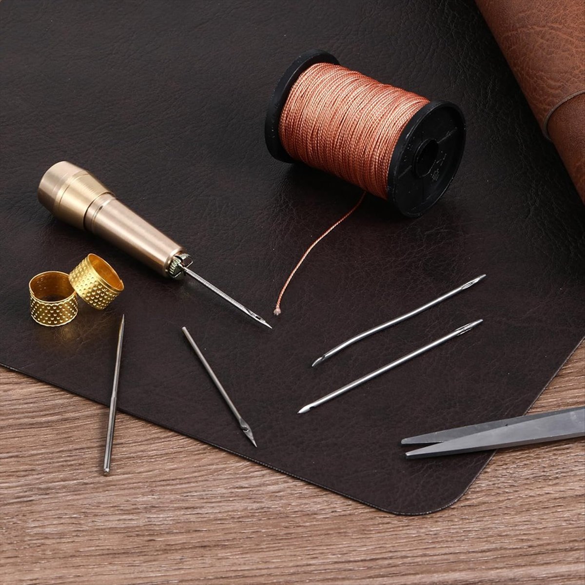 9pcs Leather Sewing Awl Kit wi - огляд і ціна Sewing Repair