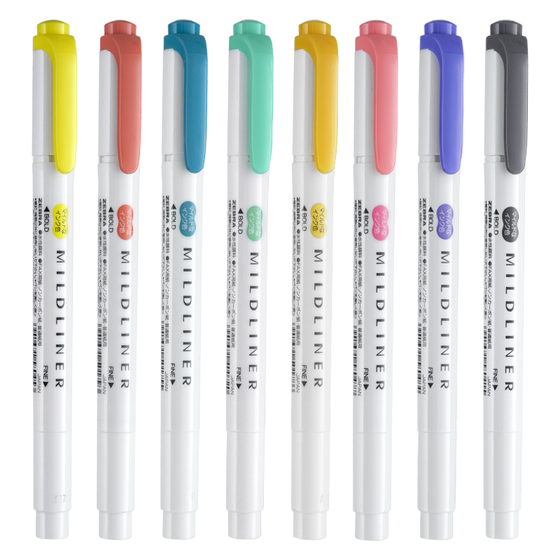 Zebra Mildliner Liner Double H - огляд і ціна Zebra Pen Mildliner