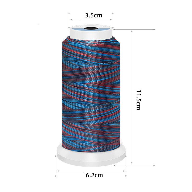 0.5/0.8/1mm Polyester Rainbow  - огляд і ціна Sewing Thread In Textile